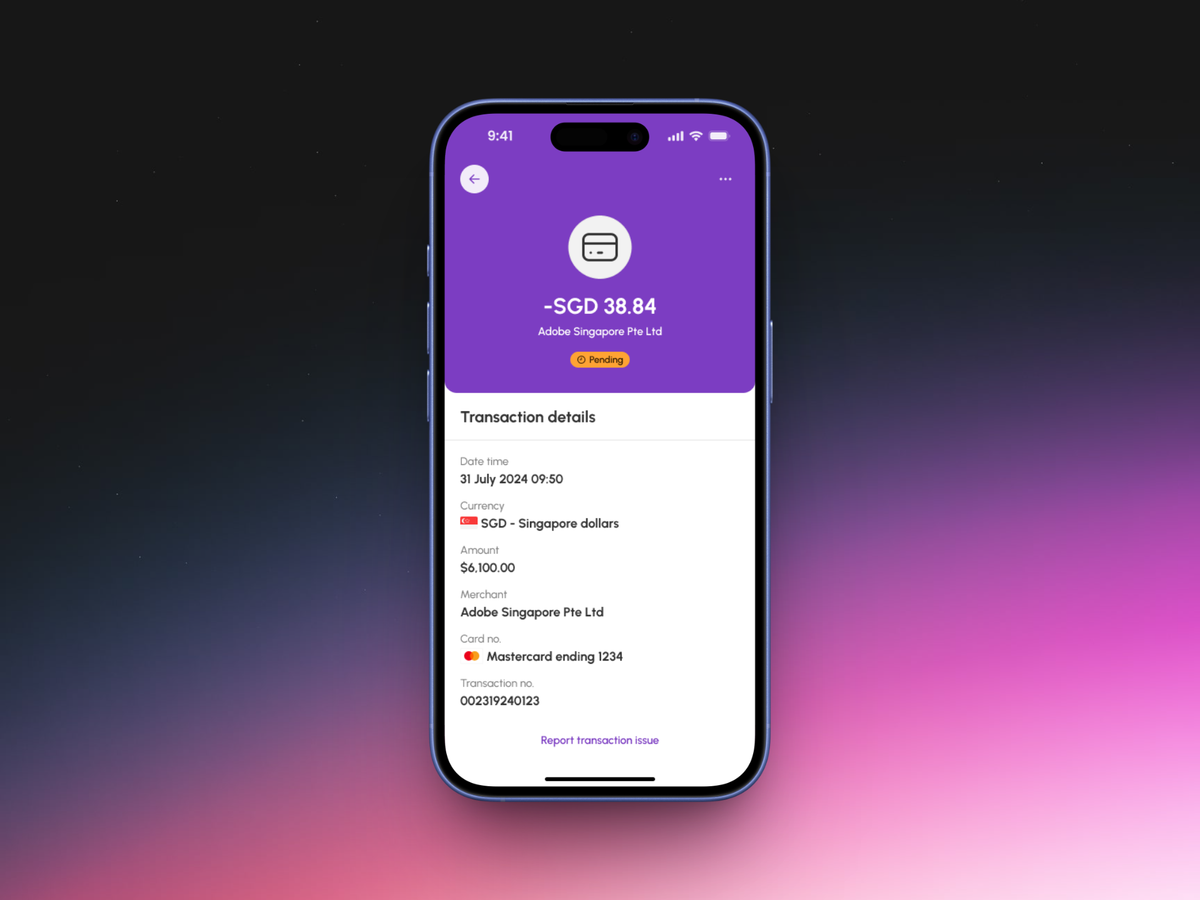 Transaction details