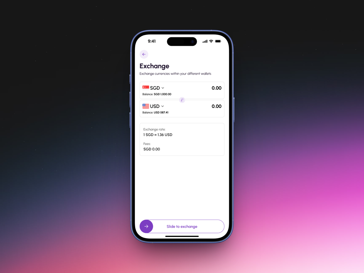 Exchange currency