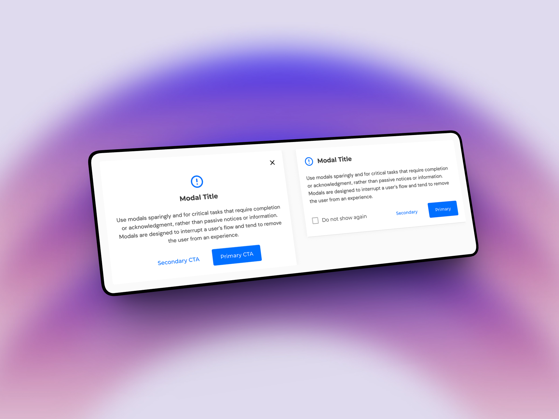 modal component